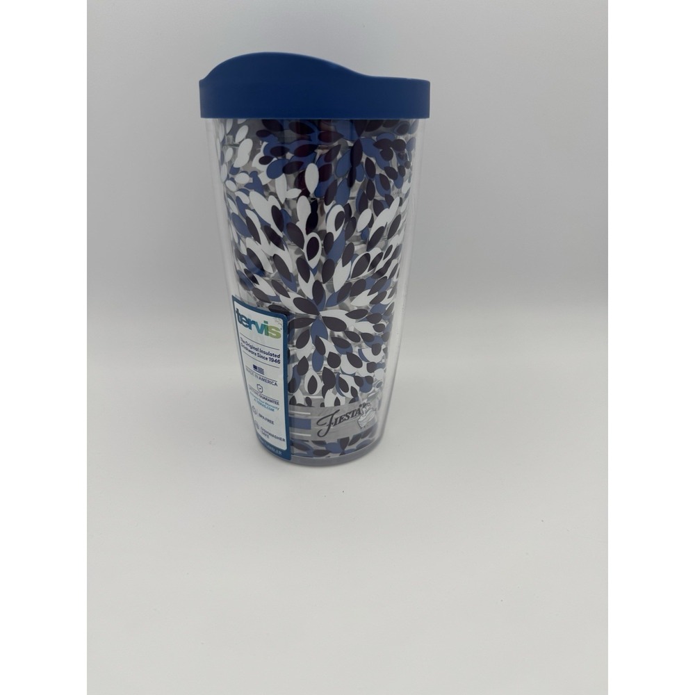 TERVIS‎ Tumbler FIESTA Lapis Calypso Blue 16oz Navy With Lid